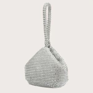 Rhinestone Decor Clutch Bag